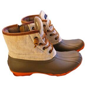 Sperry Duck Boots, Womens 7.5, Waterproof Rubber Boots